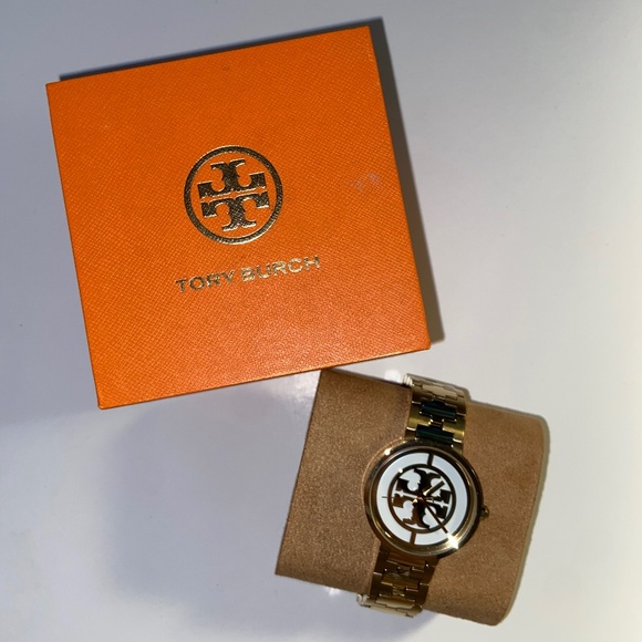 TORY BURCH Women\'s Reva Gold Watch